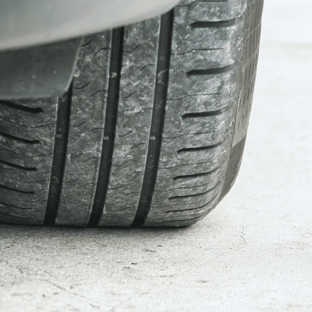 Worn tie rod end causing clunking noises and uneven tire wear