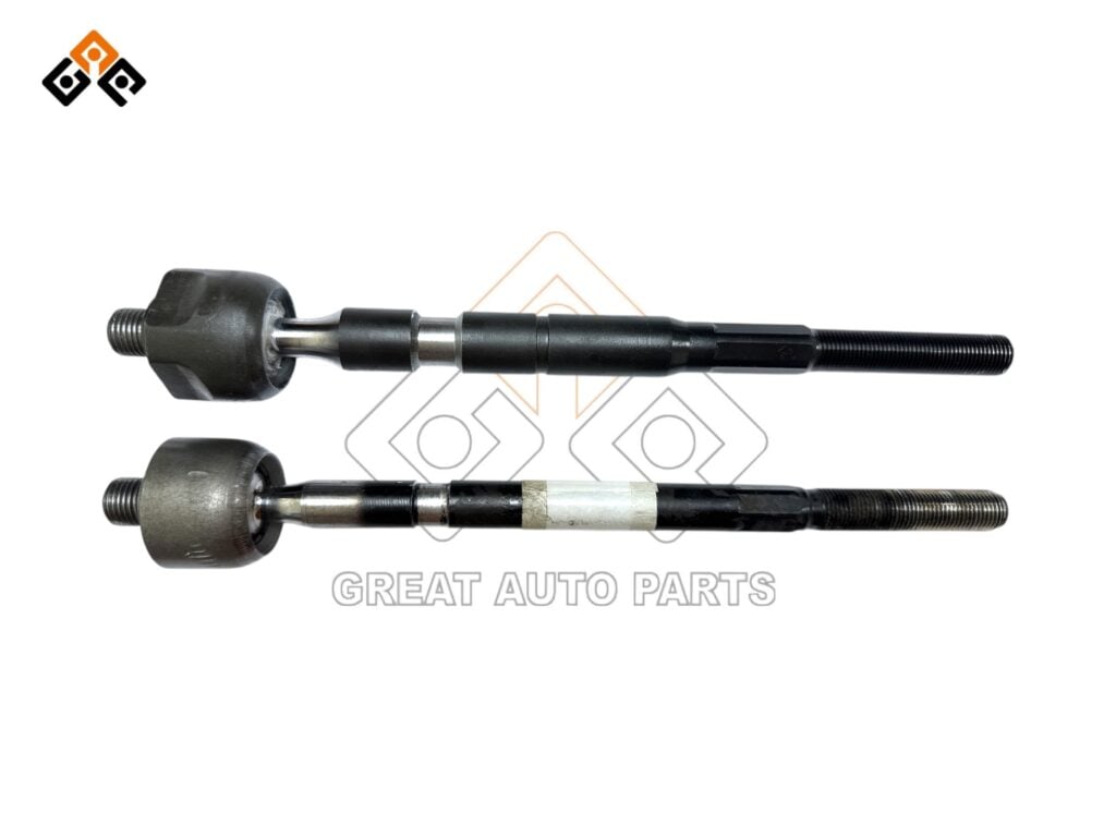 A side-by-side comparison between the severely damaged original sample and our newly manufactured, precision-engineered Rack End.