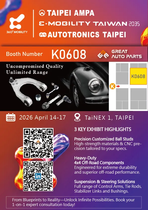 2026 Taipei AMPA Great Auto Parts' Booth Highlights Innovation in Motion