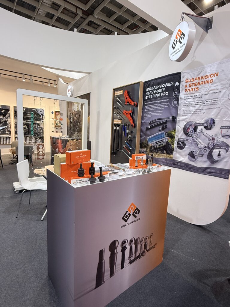 Great Auto Parts exhibition booth display at TAIPEI AMPA 2026