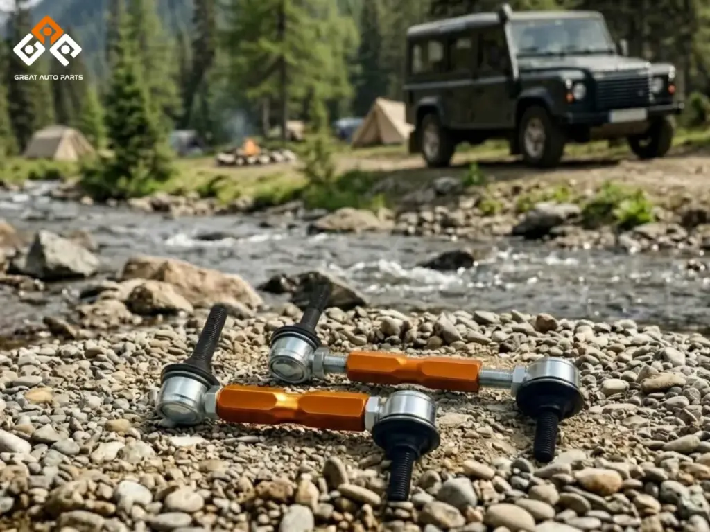 Built for Off-Road Adjustable Sway Bar Links-Great Auto Parts-orange