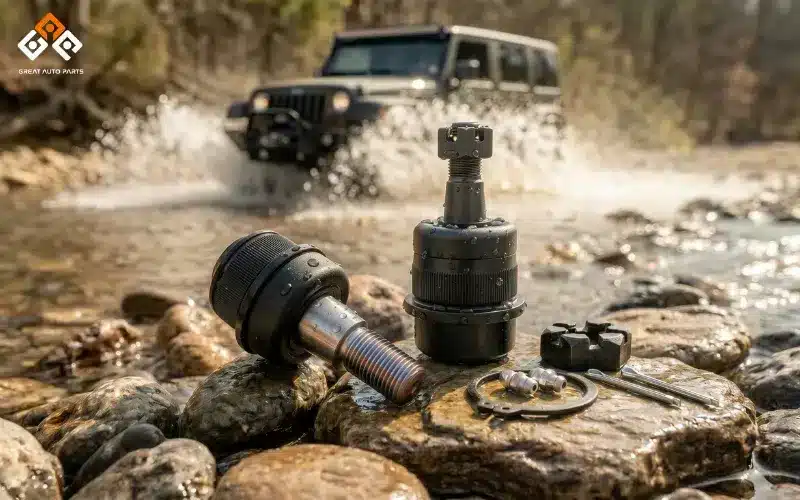Corrosion-resistant greasable ball joint for lifted 4x4 trucks in harsh Outback terrain-Great Auto Parts