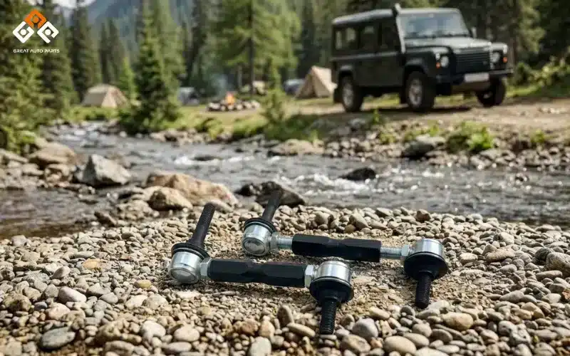 Great Auto Parts Adjustable Sway Bar Link installed on Toyota 4x4 off-road