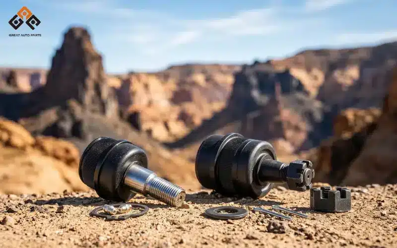 SCM440 chromoly greasable ball joint designed for high-lift 4x4 trucks facing harsh Outback conditions-Great Auto Parts